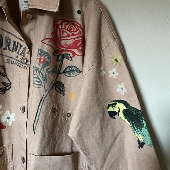 WE THE FREE By Free People | Doodled Graphic Jacket - Picture 10 of 12